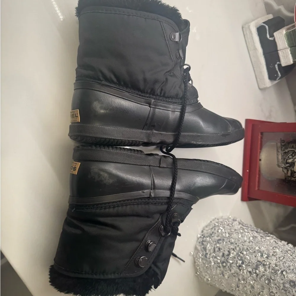 SOREL Kaufman Canada Winter Duck Boots Women’s Fur Lined Waterproof Snow Boots